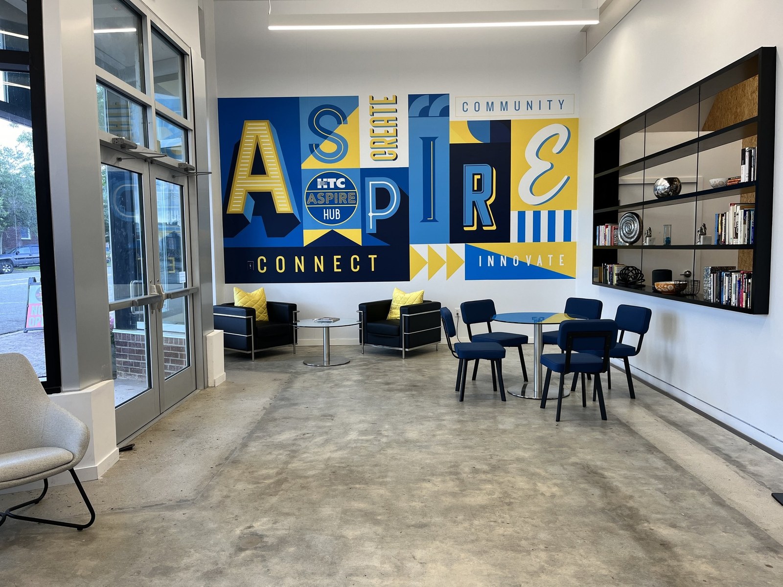 Photograph of the eMYRge coworking space at the HTC Aspire Hub (Img 8254) — confirm caption with owner